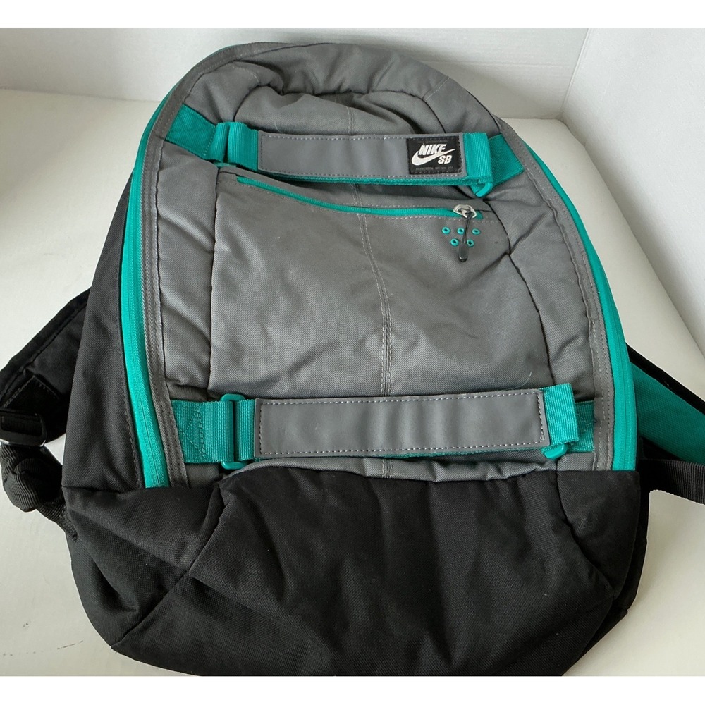 Nike SB RPM Backpack Skateboard Straps Grey Teal Black BA4888-010 One Size
